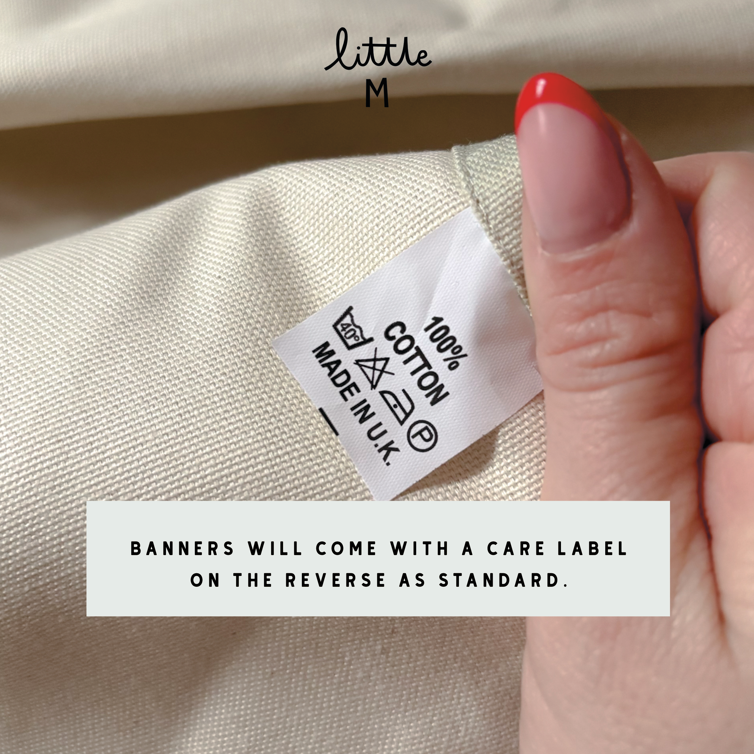 Little M - Wholesale Banner - Blank Wall Banners case of 10 banners1