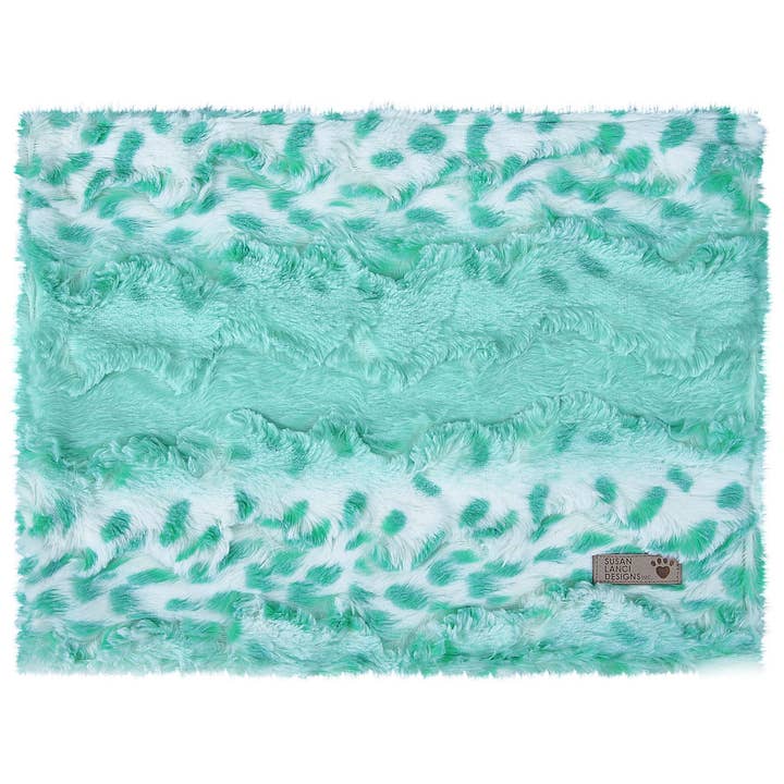 Tiffi Leopard Blanket for wholesale by Susan Lanci Designs