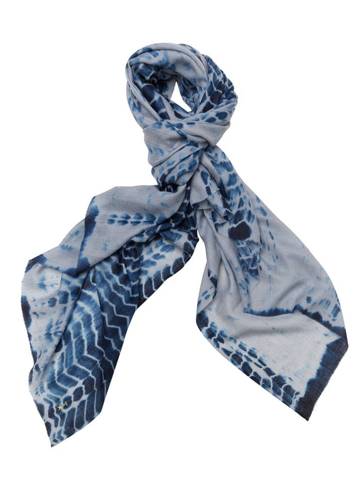 Tie Dye bleu et blanc pour la vente par Tina Sparkle