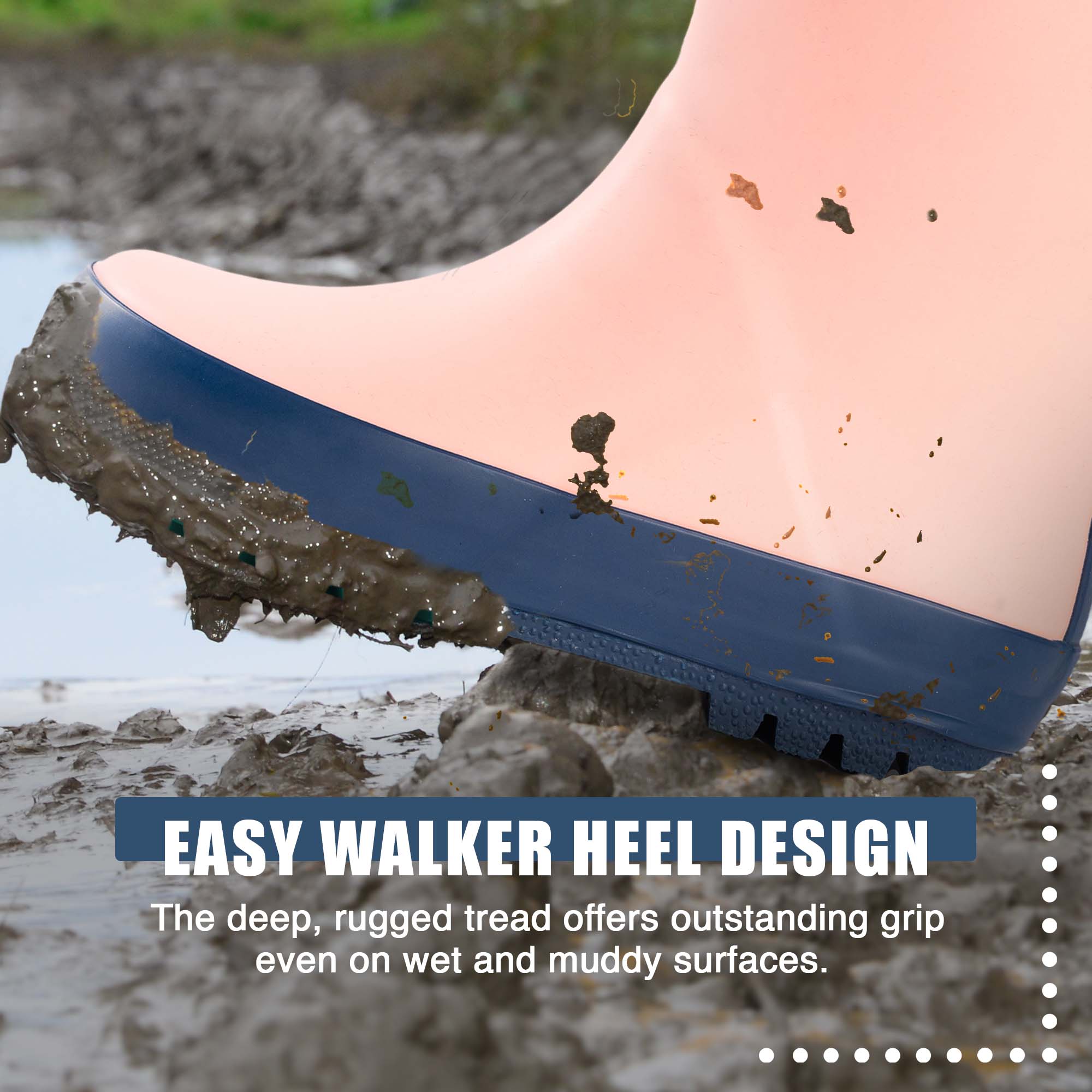 Eastern Off Price – wholesale Rain Boots – Child – Norty Little Kid Big Kids Boys Girls Waterproof Rubber Rain3