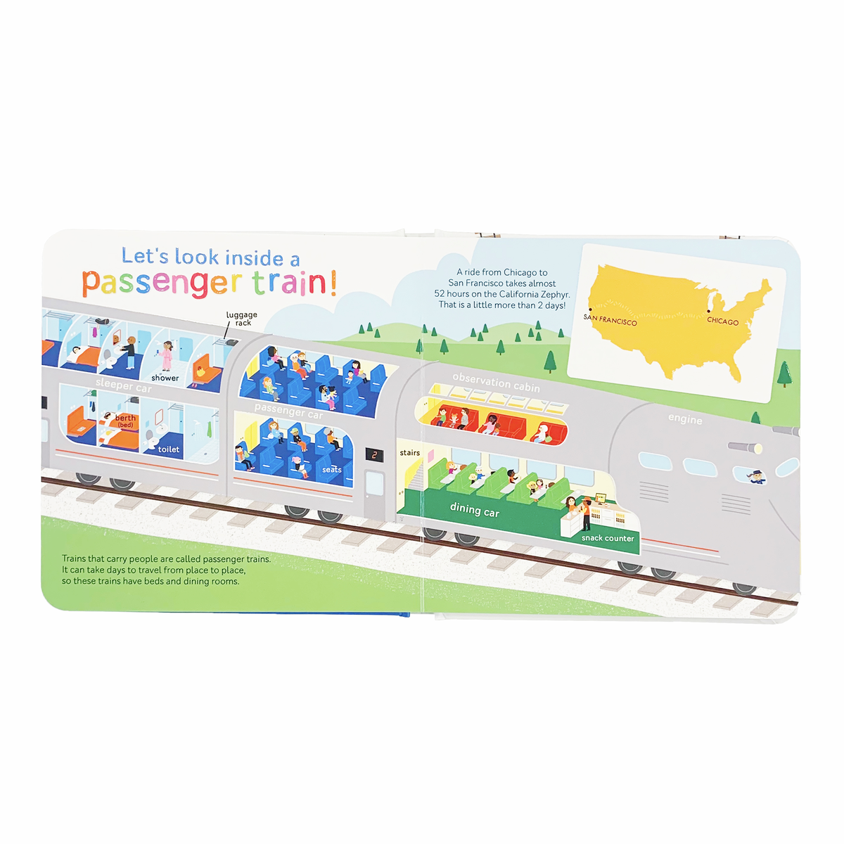 Cottage Door Press - Wholesale Transportation Book - Smithsonian Kids Trains1