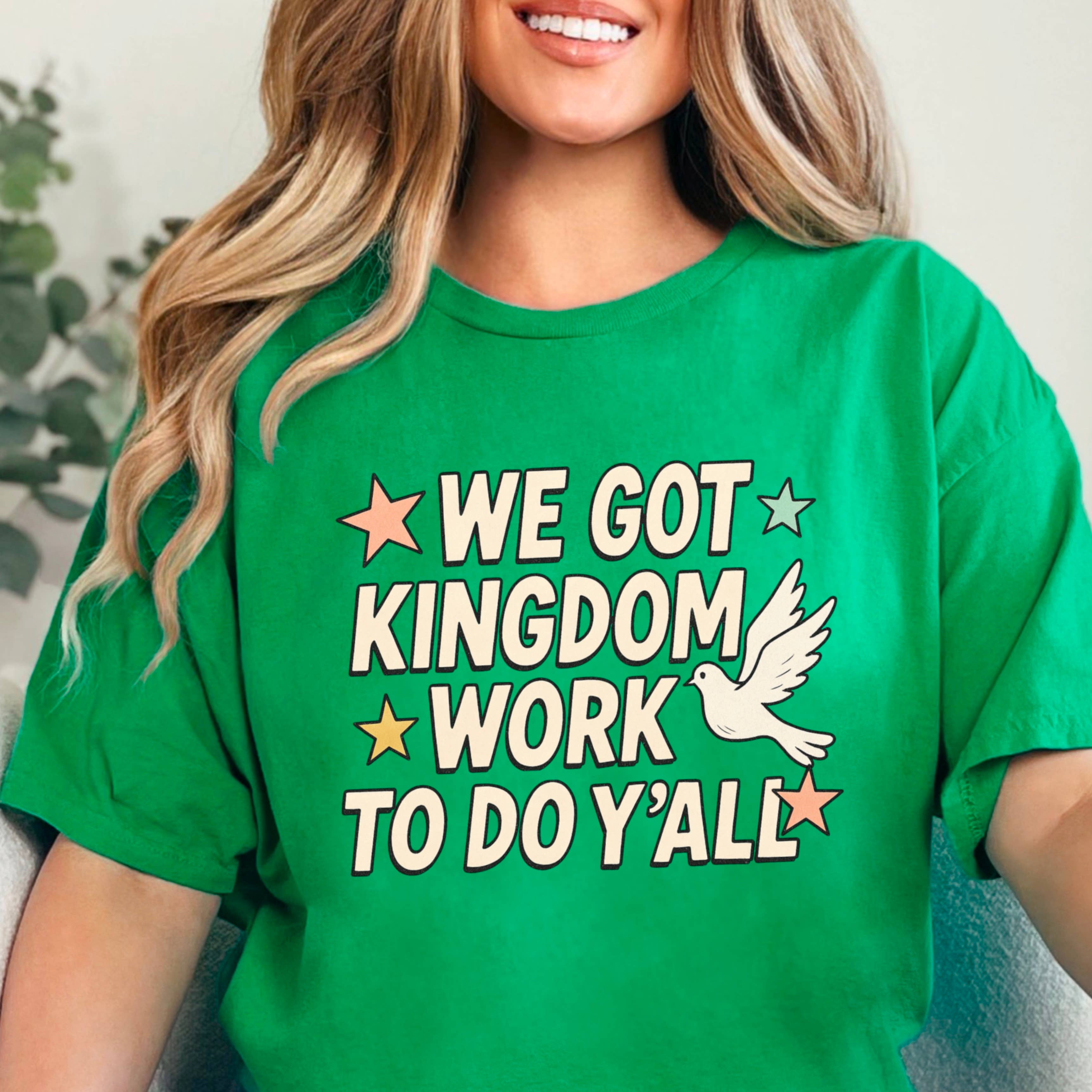 Shoppe SHC - Vente T-shirt à imprimés – femme - Nous avons du travail de royaume à faire T-shirt graphique chrétien | Gildan8