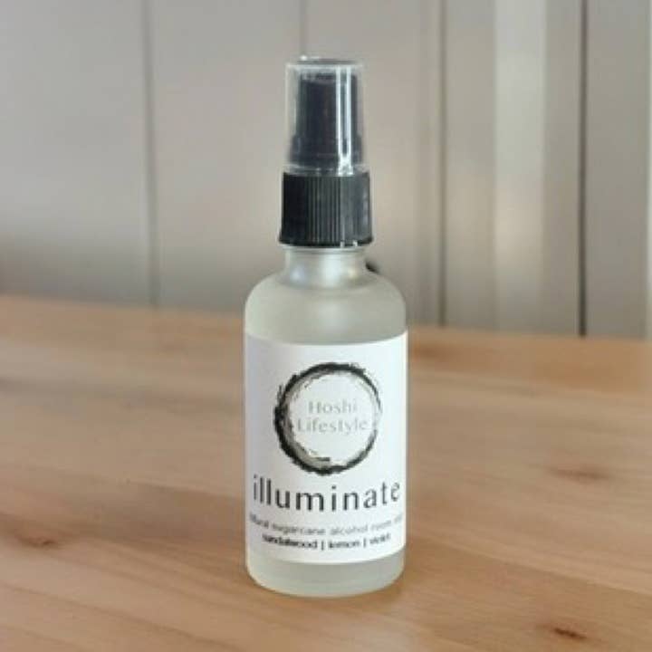 illuminate Hand Poured Room Mist - 2oz Bottle for wholesale by Hoshi Lifestyle