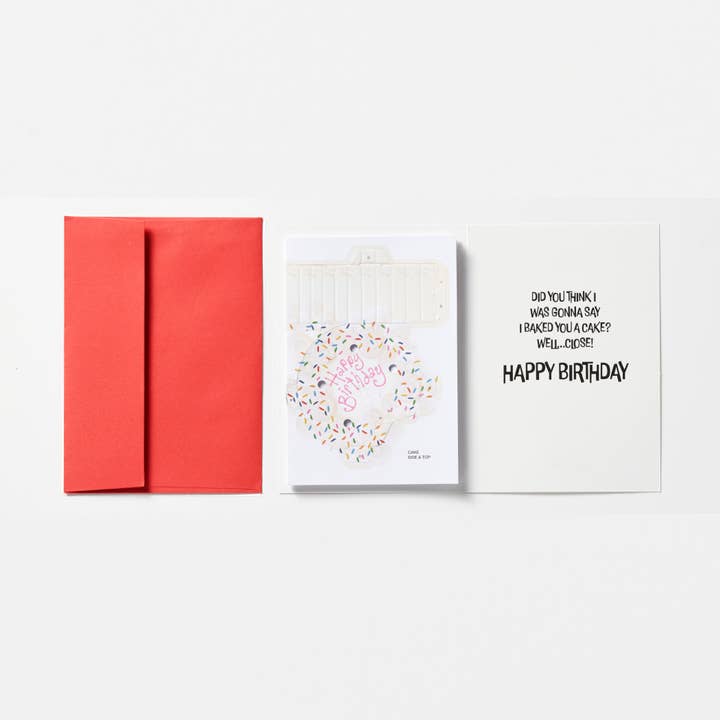 PaperMade - Wholesale Birthday Card - For Your Birthday – 3D Birthday Cake Greeting Card - SO FUN!3