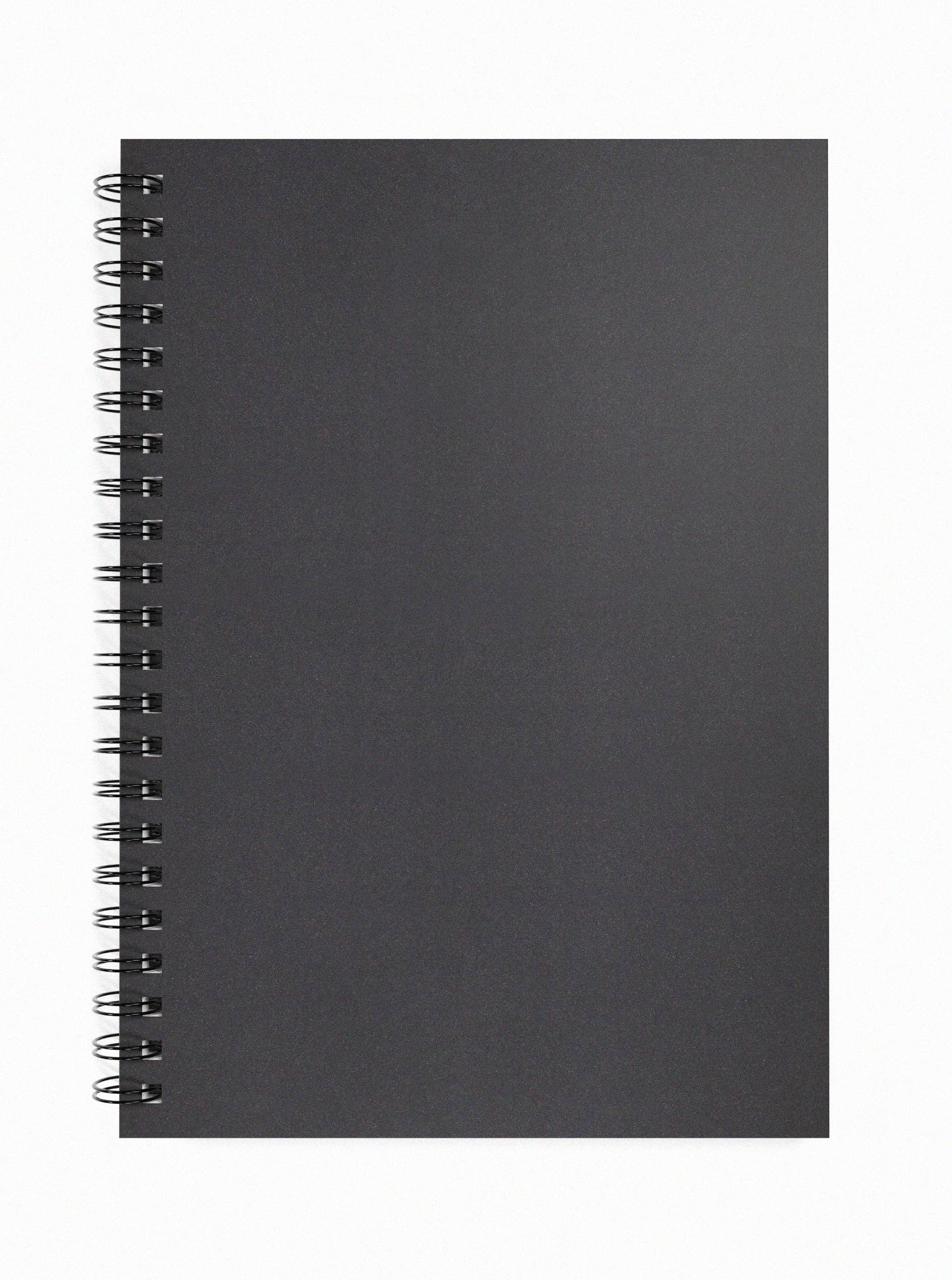 Black Stocky Mixed Media Sketchbook A4 Portrait for wholesale on Faire1