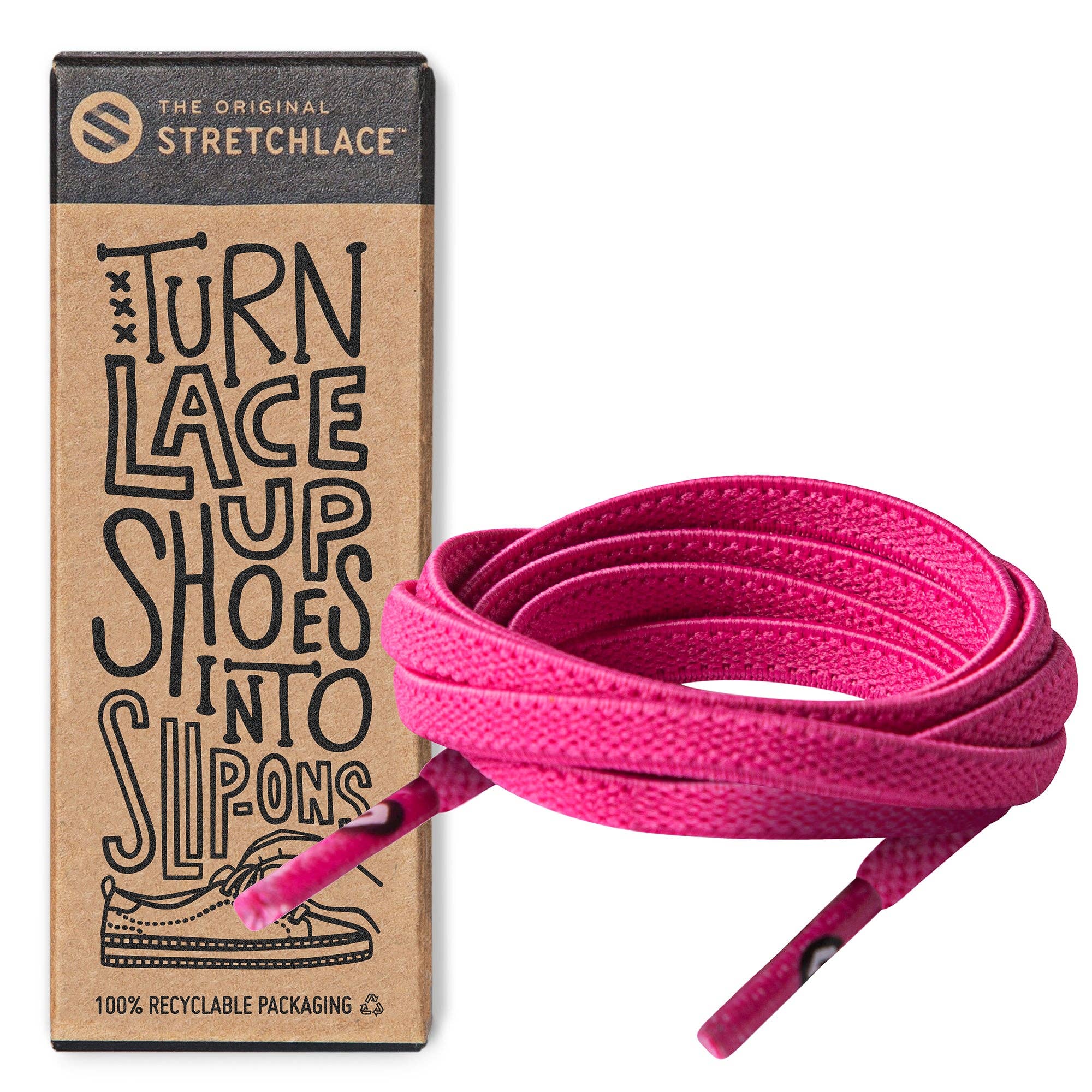 The Original Stretchlace - Vendita all'ingrosso Lacci per scarpe - Unisex - Lacci per scarpe elastici piatti56