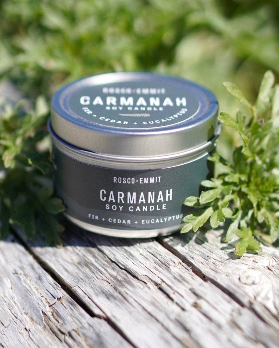 Rosco x Emmit - Vente Bougies de voyage - Bougie au soja Carmanah 4 oz3