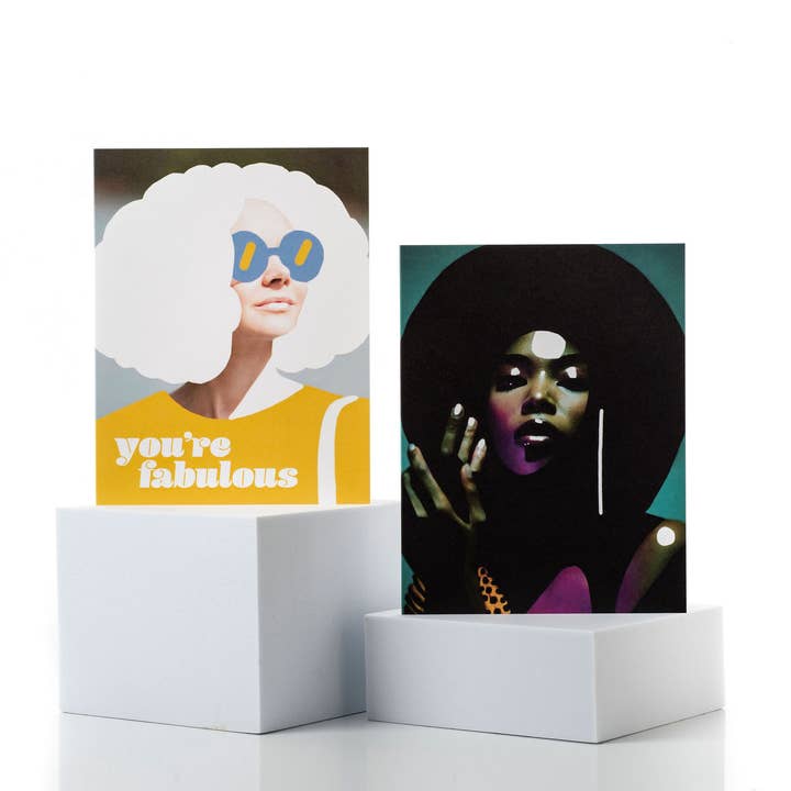 Carla Cards - Wholesale Everyday Greeting Card - Fly Girl / Black Woman Power Bae Everyday Friendship Card2