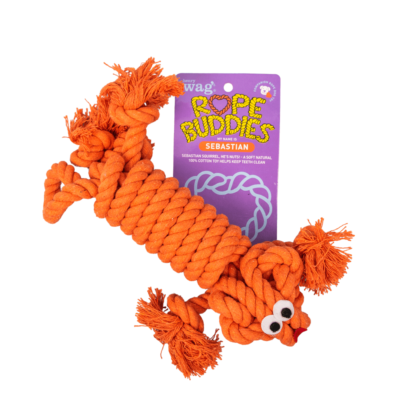 Henry Wag - Wholesale Pet Rope Toy - Dog - Henry Wag Rope Buddy Dog Toy Travel Companion0
