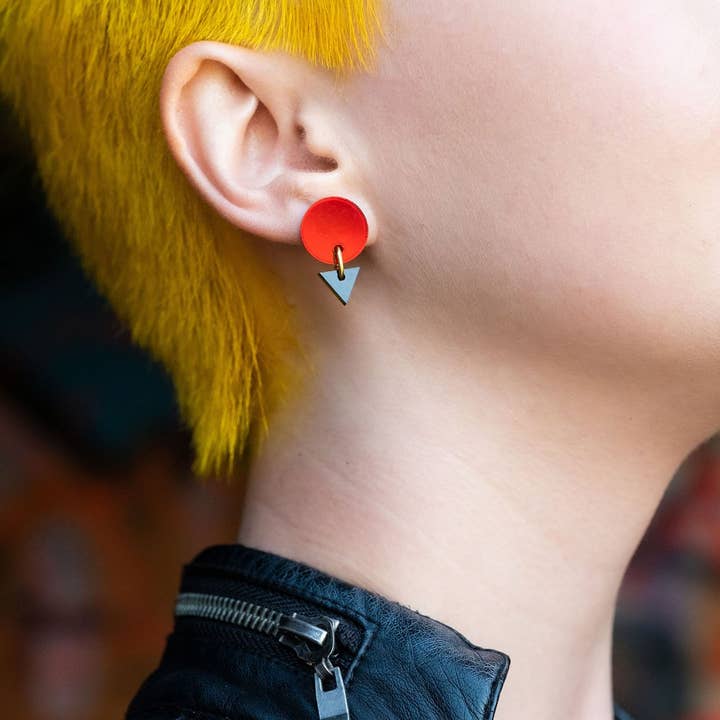 YONI DROP STUDS for wholesale by MAINE+MARA