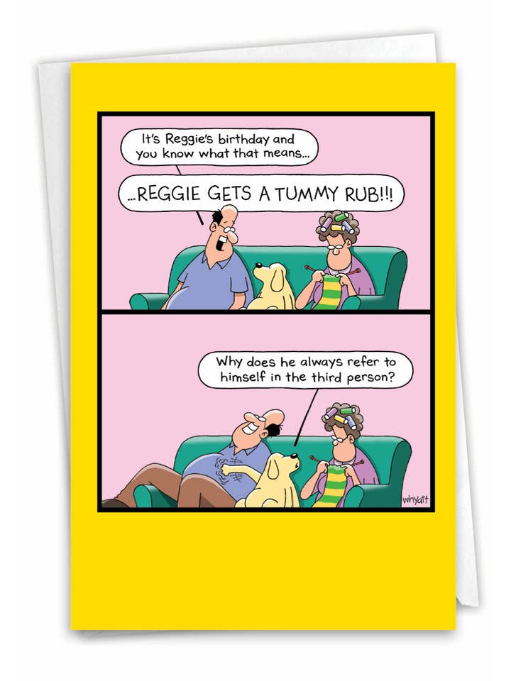 Födelsedagskort - Mage Rub för wholesale av NobleWorks