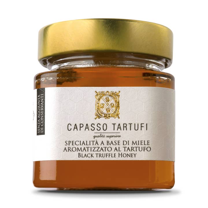 HONEY-BASED DRESSING FLAVORED WITH BLACK TRUFFLE for wholesale by CAPASSO TARTUFI