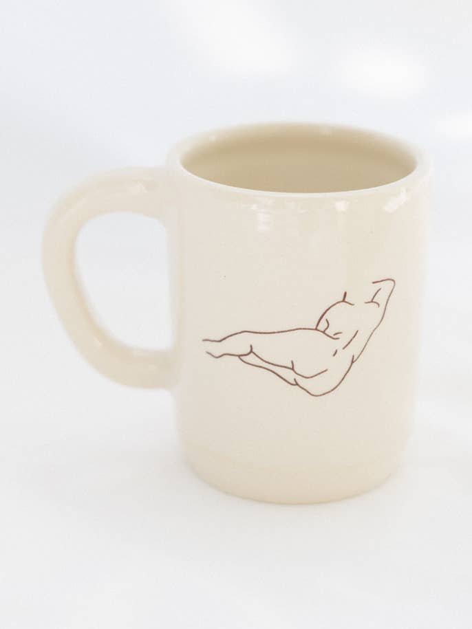 Handmade Summer Bod Mug for wholesale by Cup Half Full Ceramics