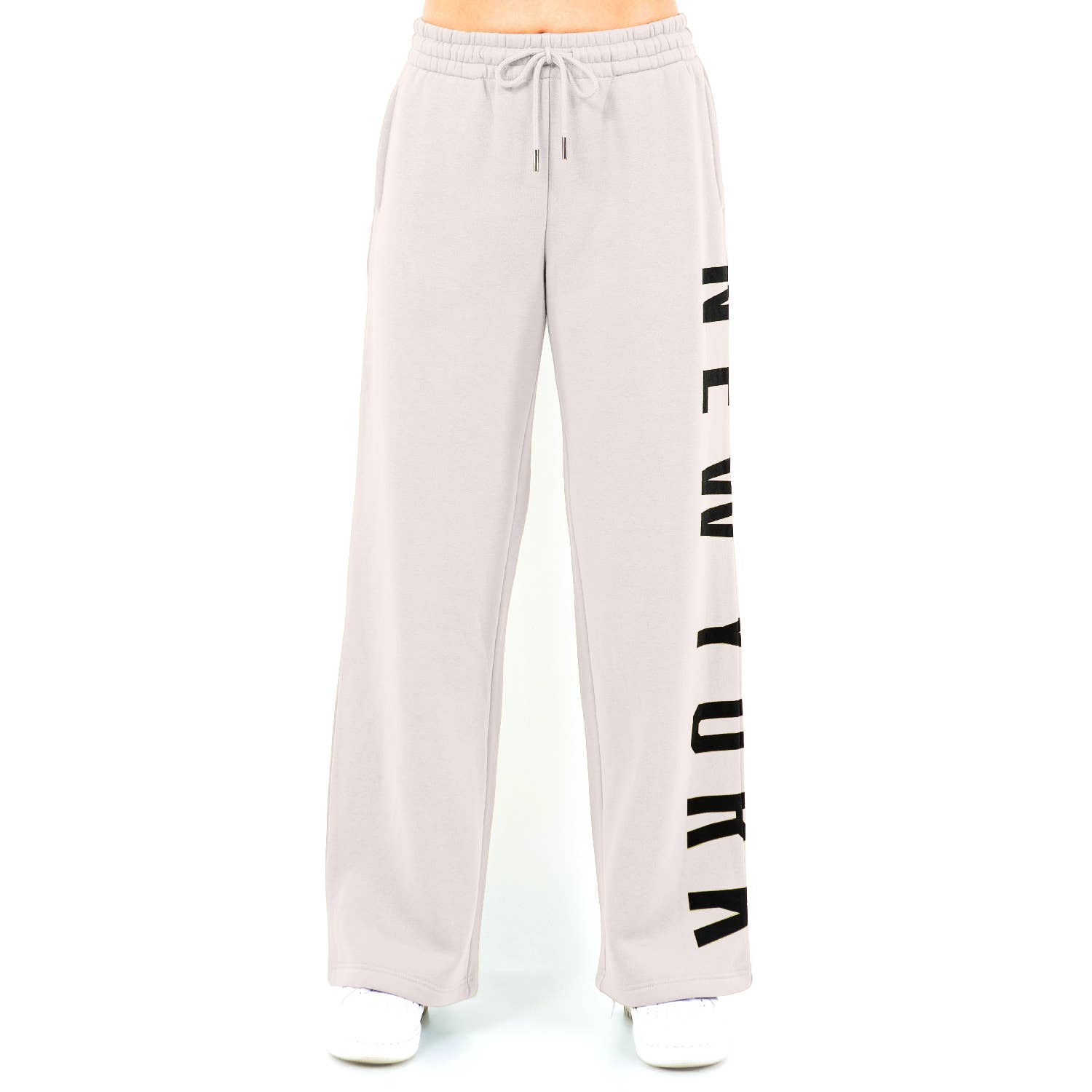 American Bazi – Calças - Mulher por atacado – CALÇAS DE MOLETOM SOLTAS NEW IORKS-RJH10003NY9