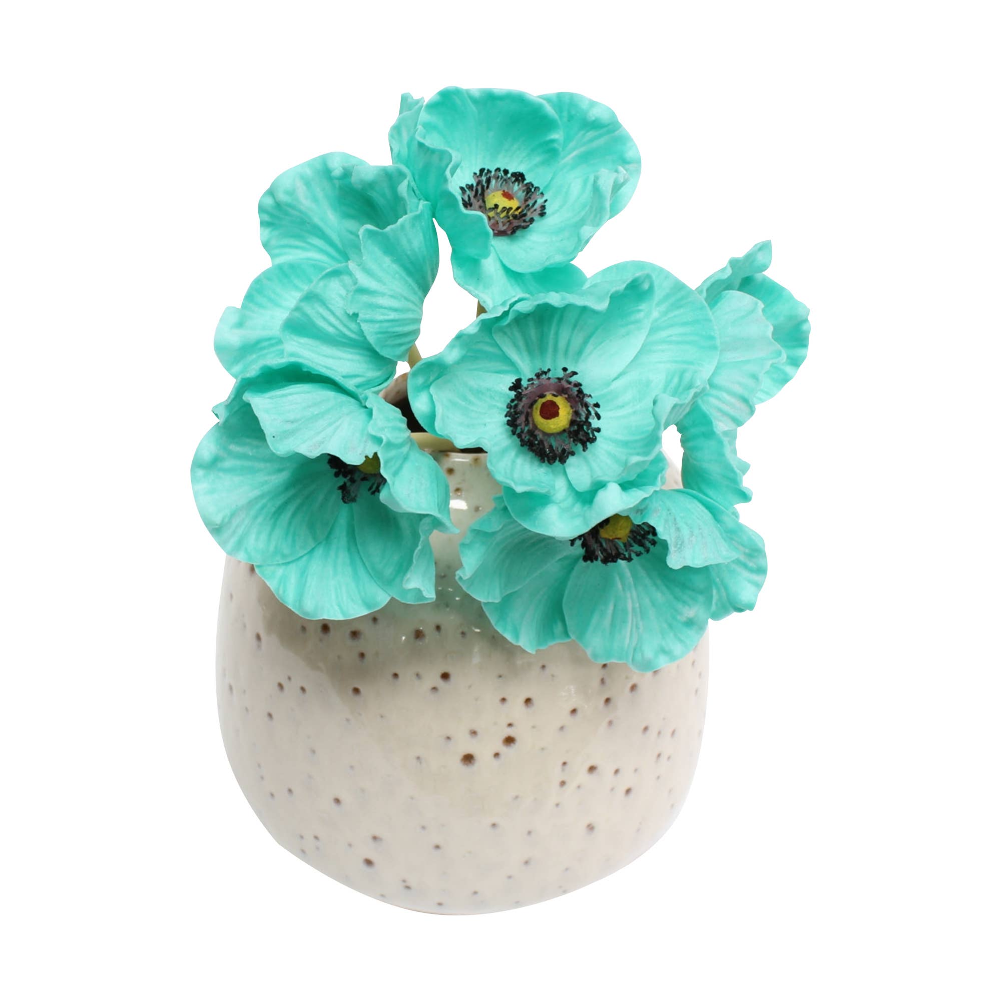 Angel Isabella - Wholesale Artificial Flowers - 11" Real Touch Poppy-6 stems per bundle8