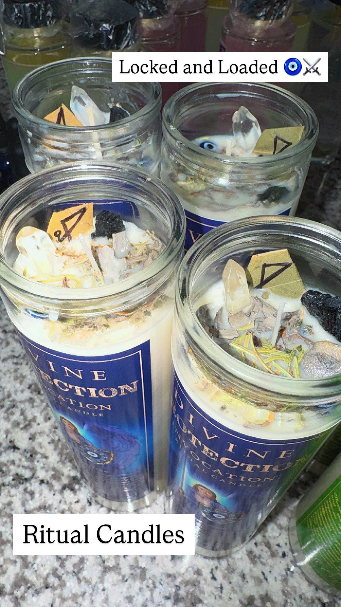 Empathic Moon 777 - Wholesale Votive Candle - Divine Protection Archangel Michael Ritual Candle | 16 Oz.7