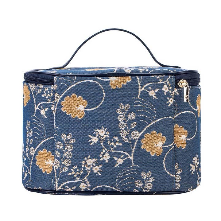 SignareArt - Wholesale Toiletry Bag - Women's - TOIL-AUST | JANE AUSTEN BLUE TOILETRY VANITY TRAVEL BAG