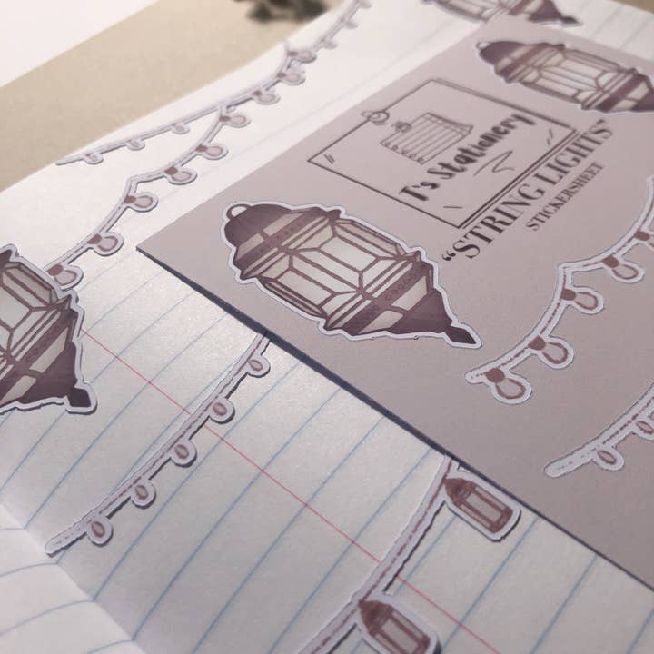 T's Stationery - Vendita all'ingrosso Adesivo - Foglio di adesivi "Luci decorative"6