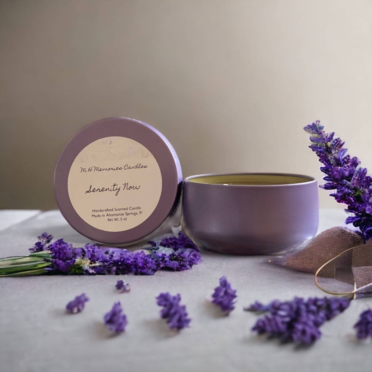 M.H Memories Candles - Wholesale Jar/Filled Candle - Serenity Now