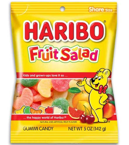Mr. YuYu's Chililicious Candy - Wholesale Gummy - Haribo Fruit Salad 12 Count