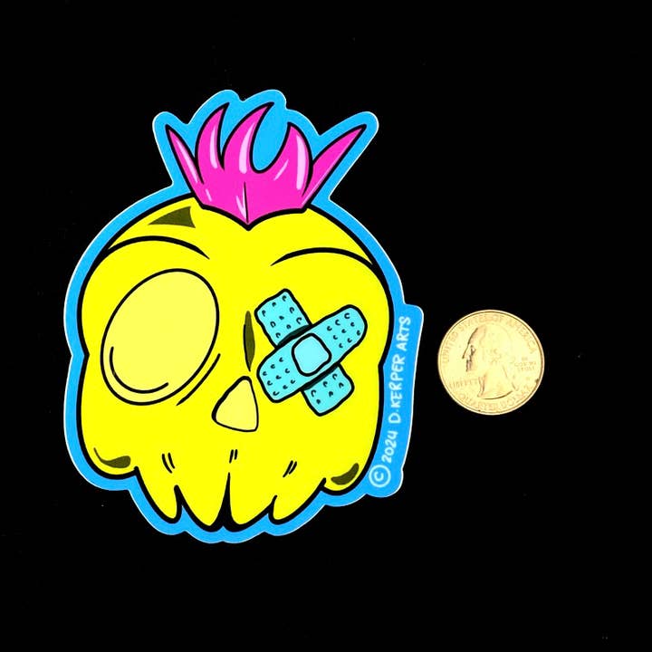 D. Kerper Arts - Wholesale Sticker - Sticker - Punk Head5