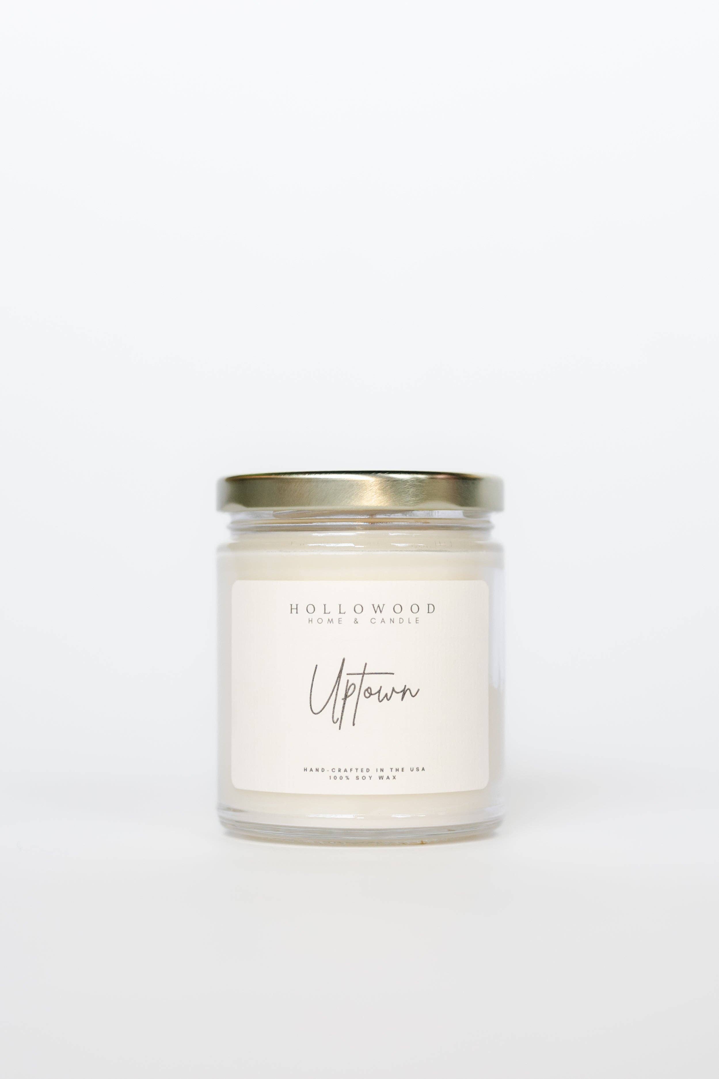 HOLLOWOOD FRAGRANCE - Vente Bougie en bocal - UPTOWN | BOUGIES0