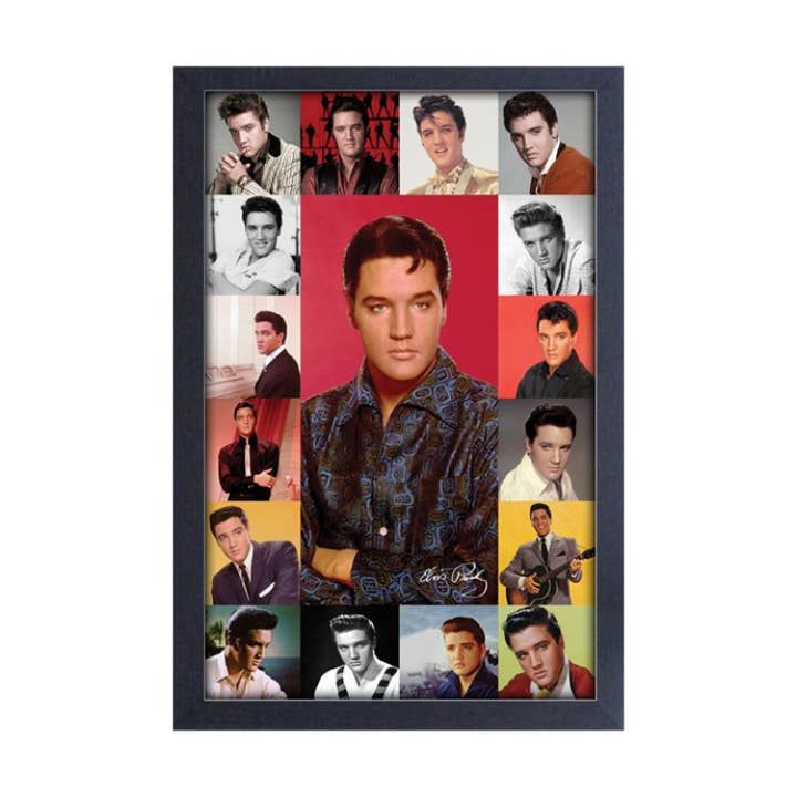 Pyramid America - Wholesale Art Print - Elvis - Portrait Composite Framed Print
