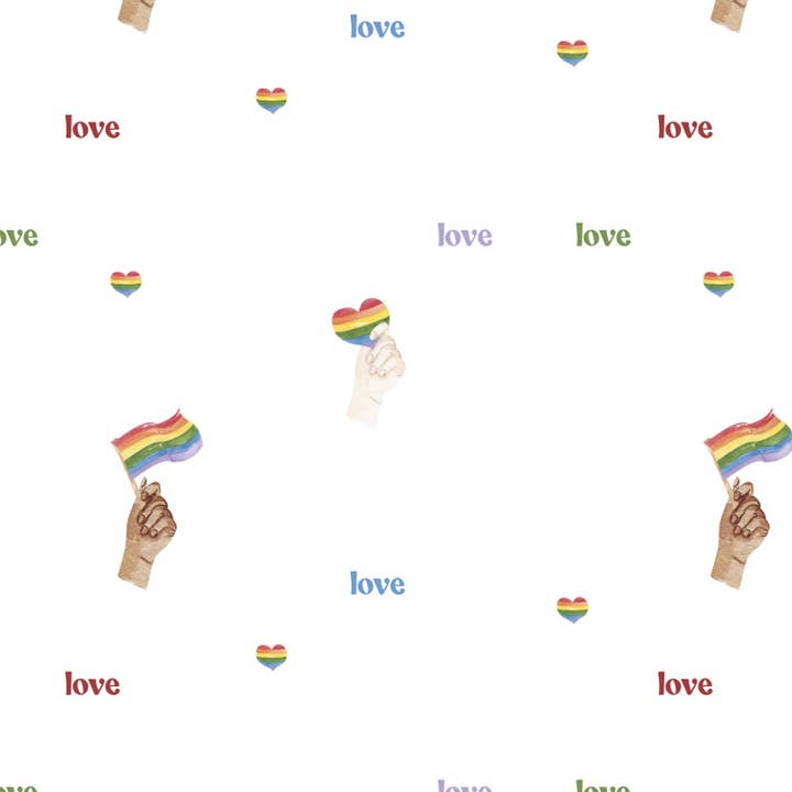 El amor es amor para venta al por mayor de Fuzzy Whale Paper Co