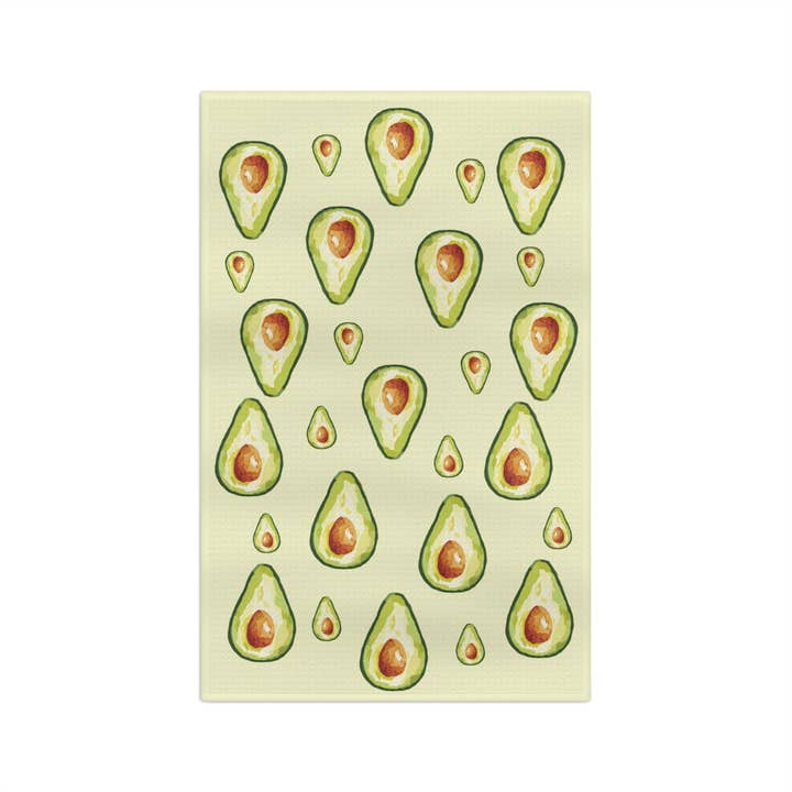 Avocado Microfiber Waffle Towel for wholesale by Blue Cava
