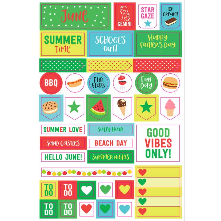 Peter Pauper Press - Wholesale Sticker - Essentials Month By Month Planner Stickers6