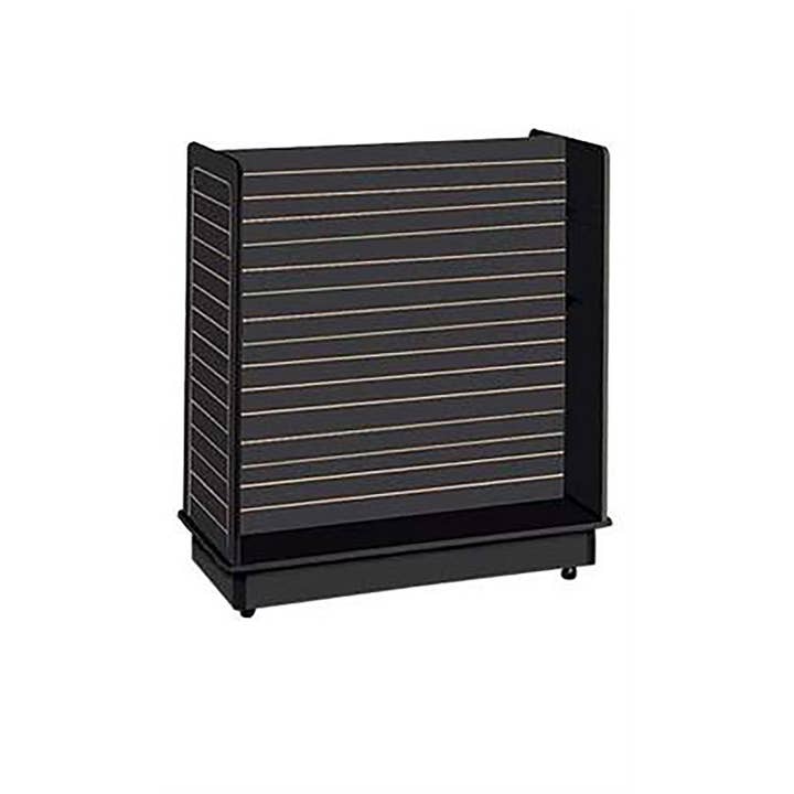 Store Supply Warehouse - Wholesale Retailer Display - Kids & Baby - Black Slatwall Gondola With Casters - 48''L x 24''W x 54''H0