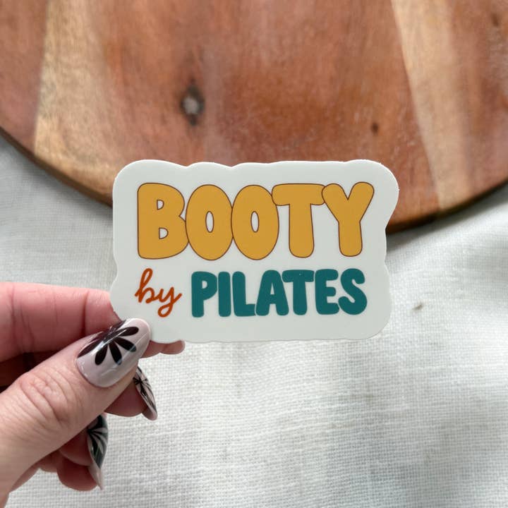 Big Moods - Wholesale Sticker - Booty By Pilates Text Sticker