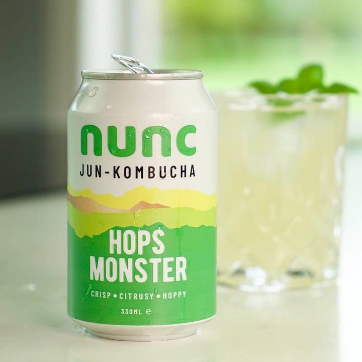 Nunc Kombucha – wholesale Non-alcoholic beer – Hops Monster: Hops, Coriander & Orange peel | Non-Alcoholic3
