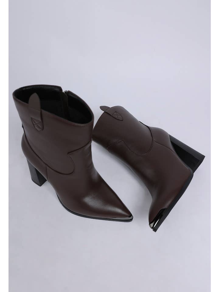 Rag Company - Wholesale Booties - Women's - Hatter Pointed Toe Faux Leather Boots17