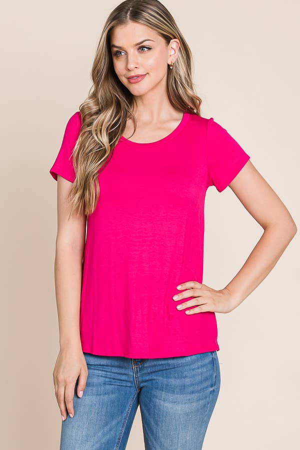 Fuchsia TA1789 Basic T-shirt for wholesale on Faire1