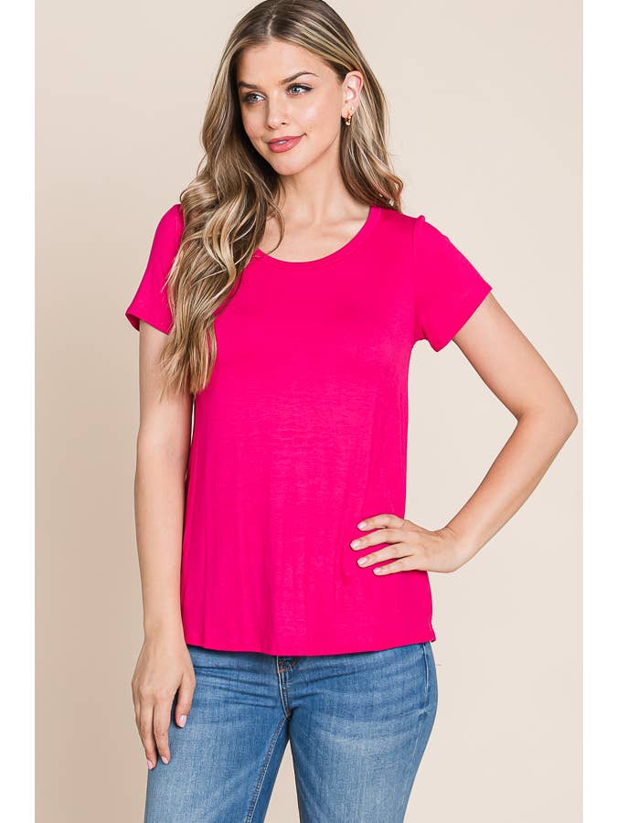 Fuchsia TA1789 Basic T-shirt for wholesale on Faire1