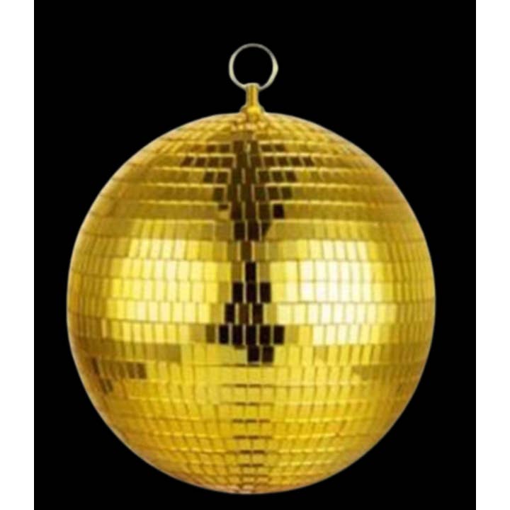 Gold Mirror Ball 4cm (Pack of 6) for wholesale by Amber Bright Creations