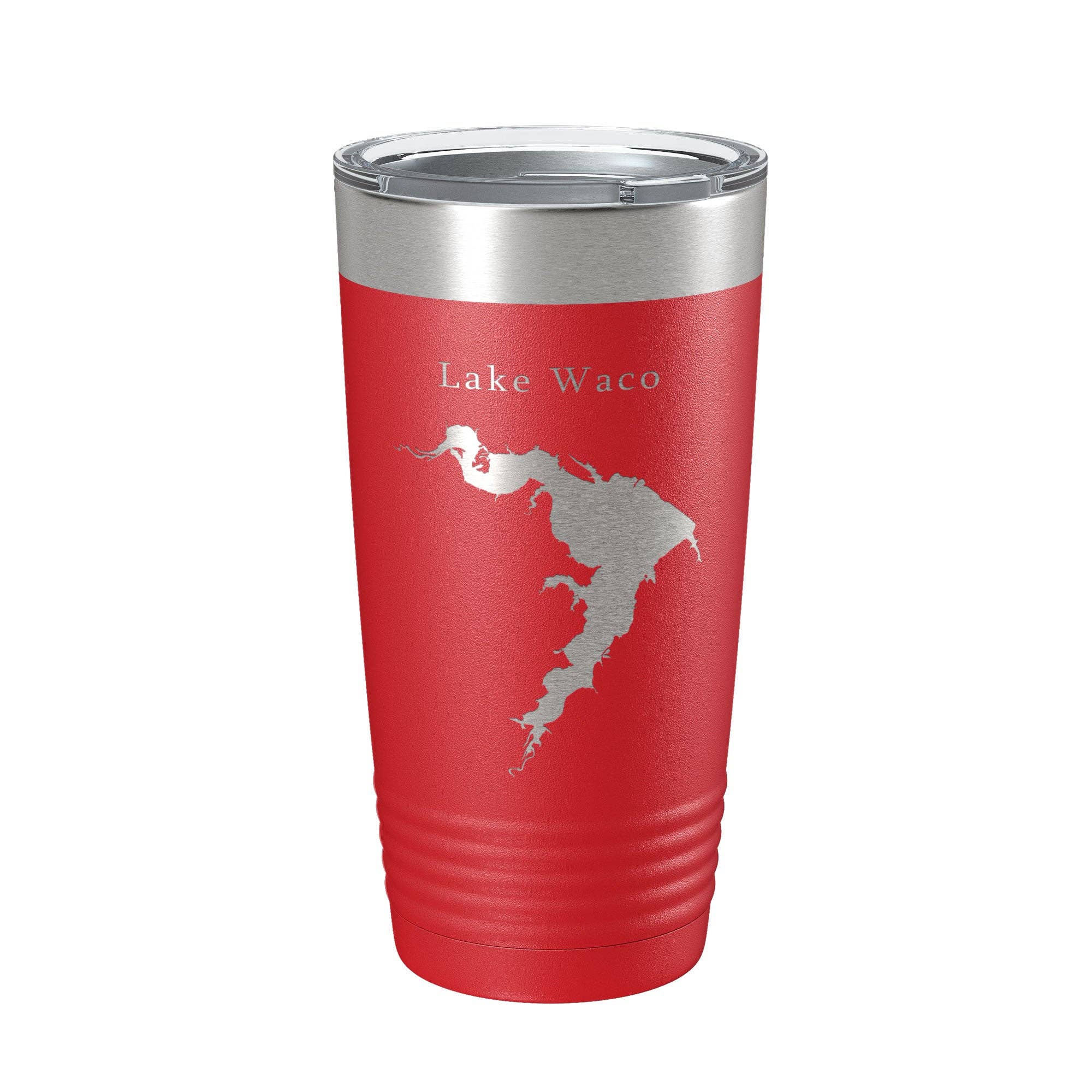 CarveBright - Venta al por mayor Vaso termo - Taza de viaje con forma de mapa de Lake Waco, aislante, grabada con láser, taza de café Texas, 20 onzas6