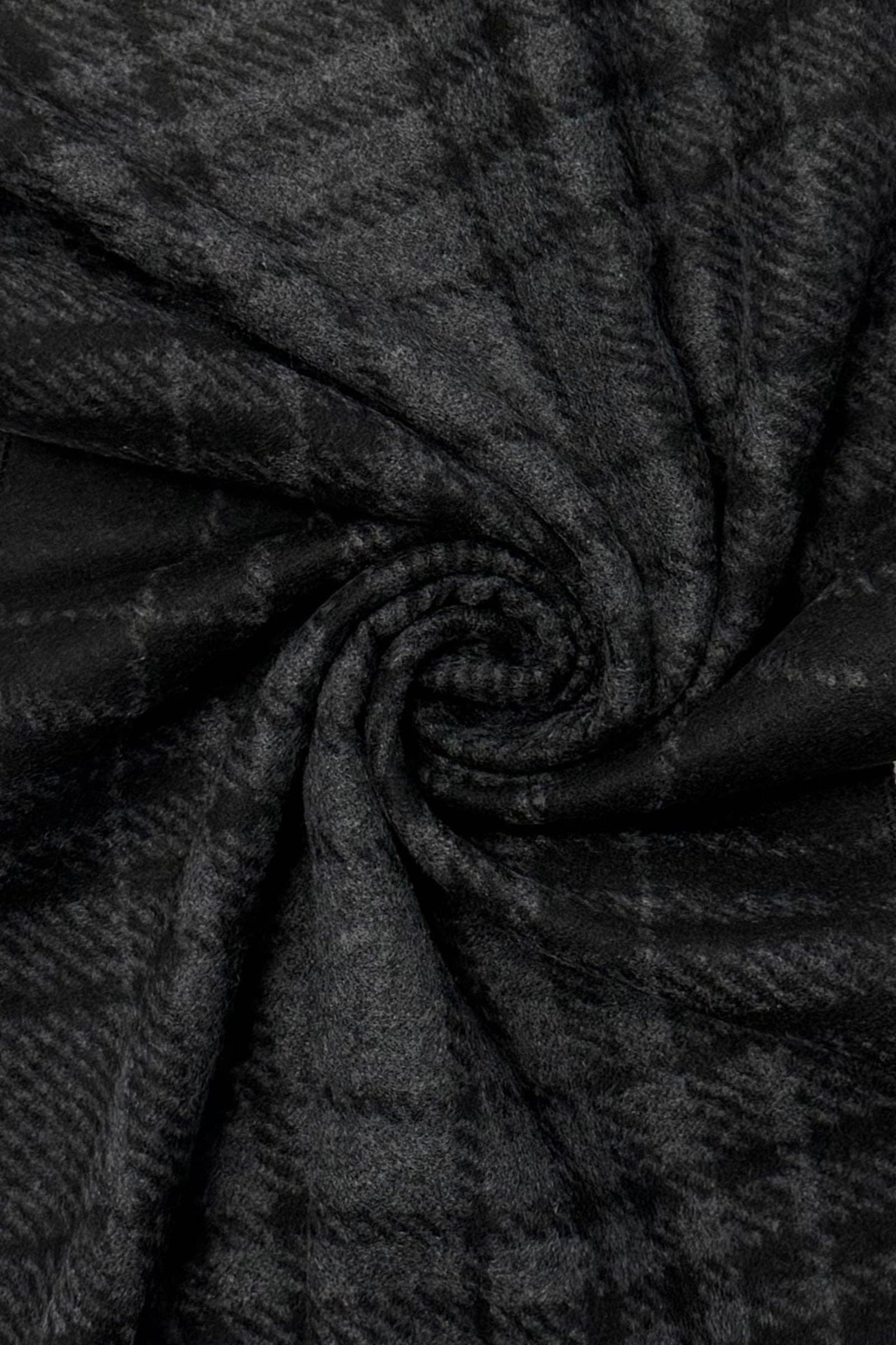 Fashion Scarf World - Wholesale Scarf - Unisex - Grid Check Print Reversible Mens/Unisex Frayed Scarf3