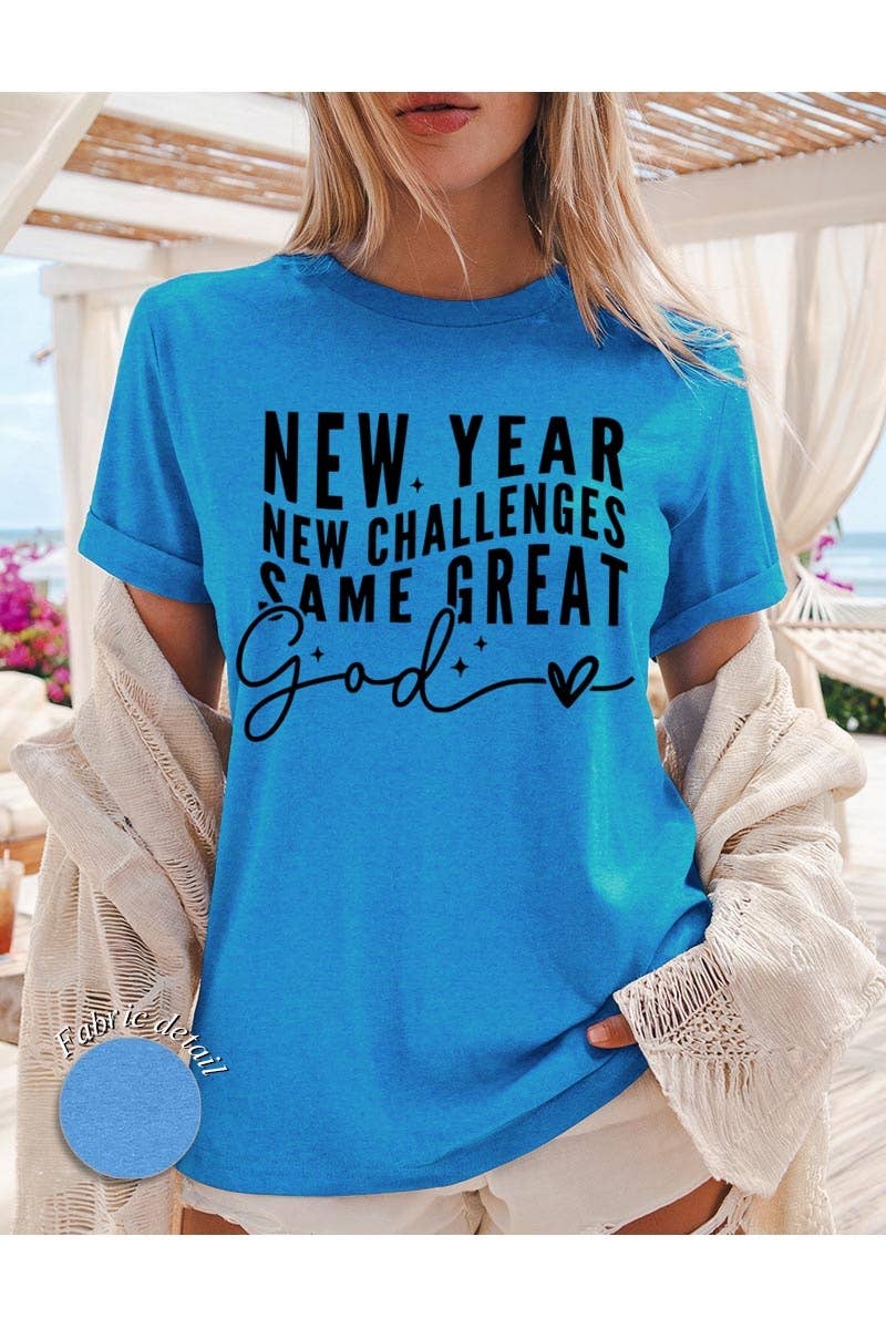 COLORBEAR - Wholesale T-Shirt (Graphic) - Women's - New Year New Challenges Graphic Heavy Cotton Tee5