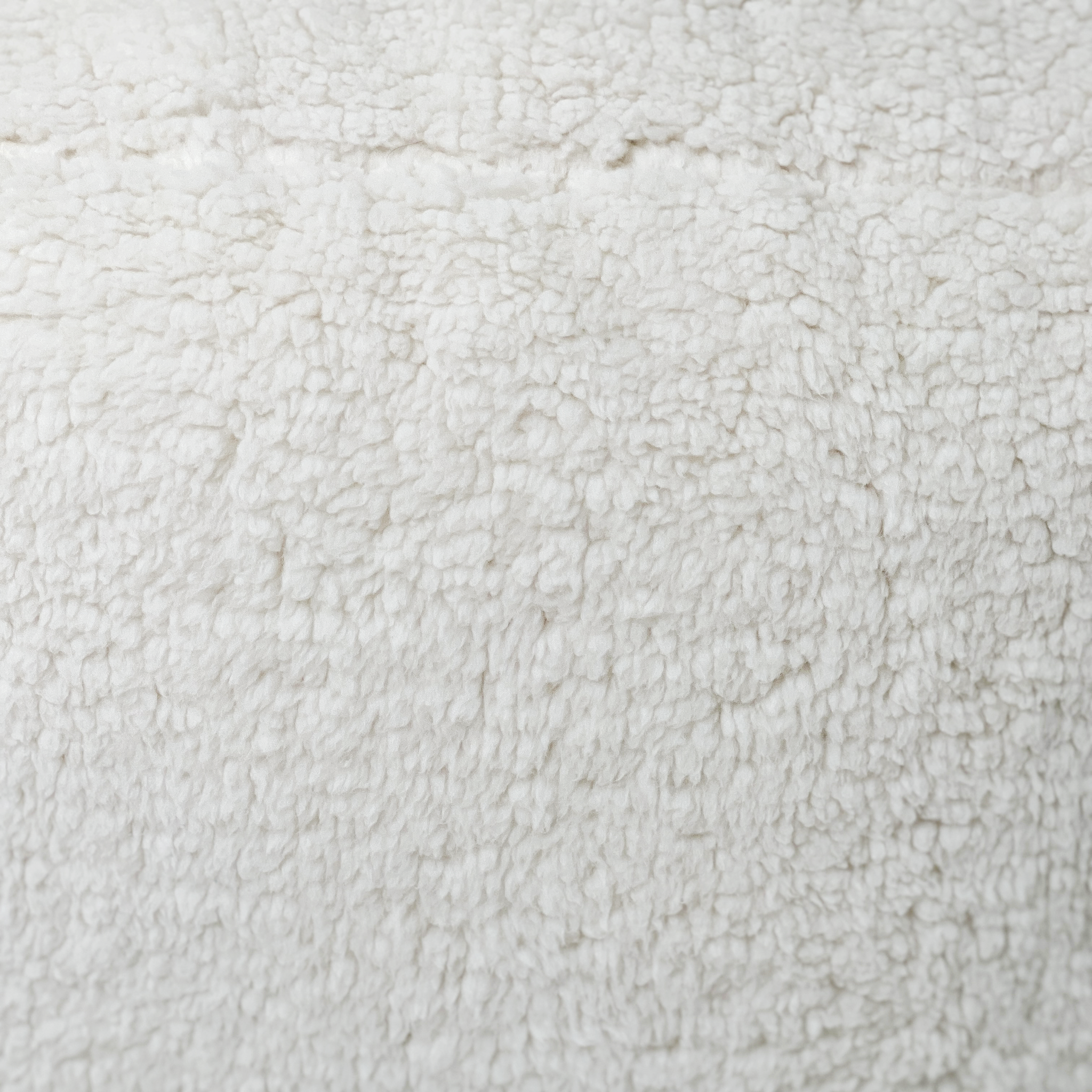 Mimish - Wholesale Chair - Campus Round Beanbag in Cozy Sherpa - Coconut6