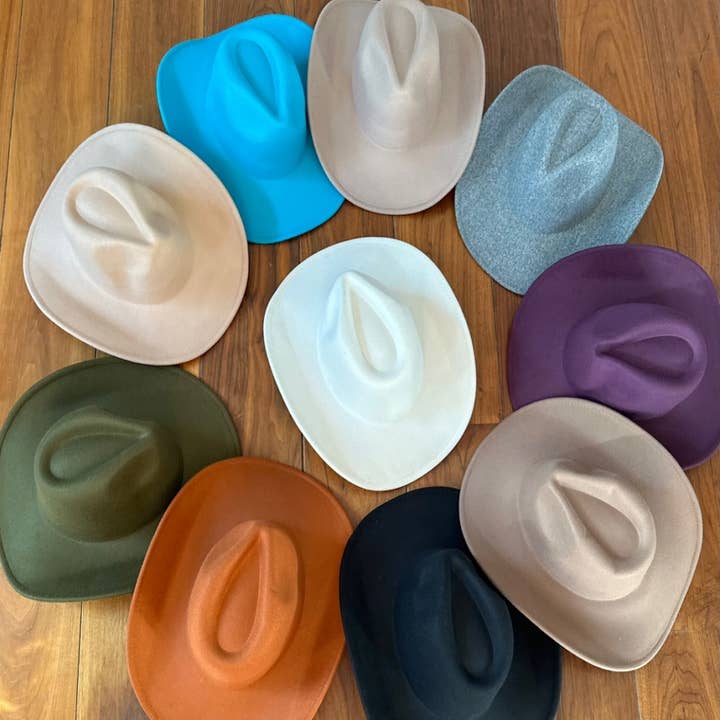 One and Only Accessories - Vente Chapeau de cowboy – femme - CHAPEAU DE COWBOY EN FEUTRE VÉGÉTALIEN17