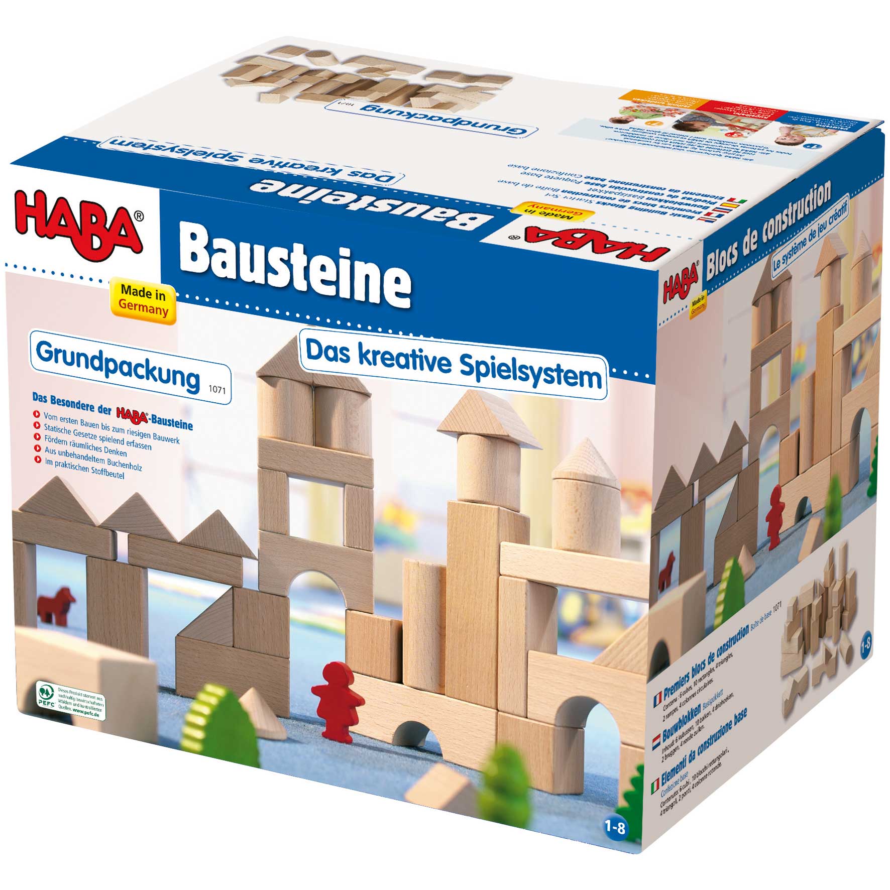 HABA USA - Wholesale Wood Toy - Kids - Basic Building Blocks 26 Piece Starter Set7