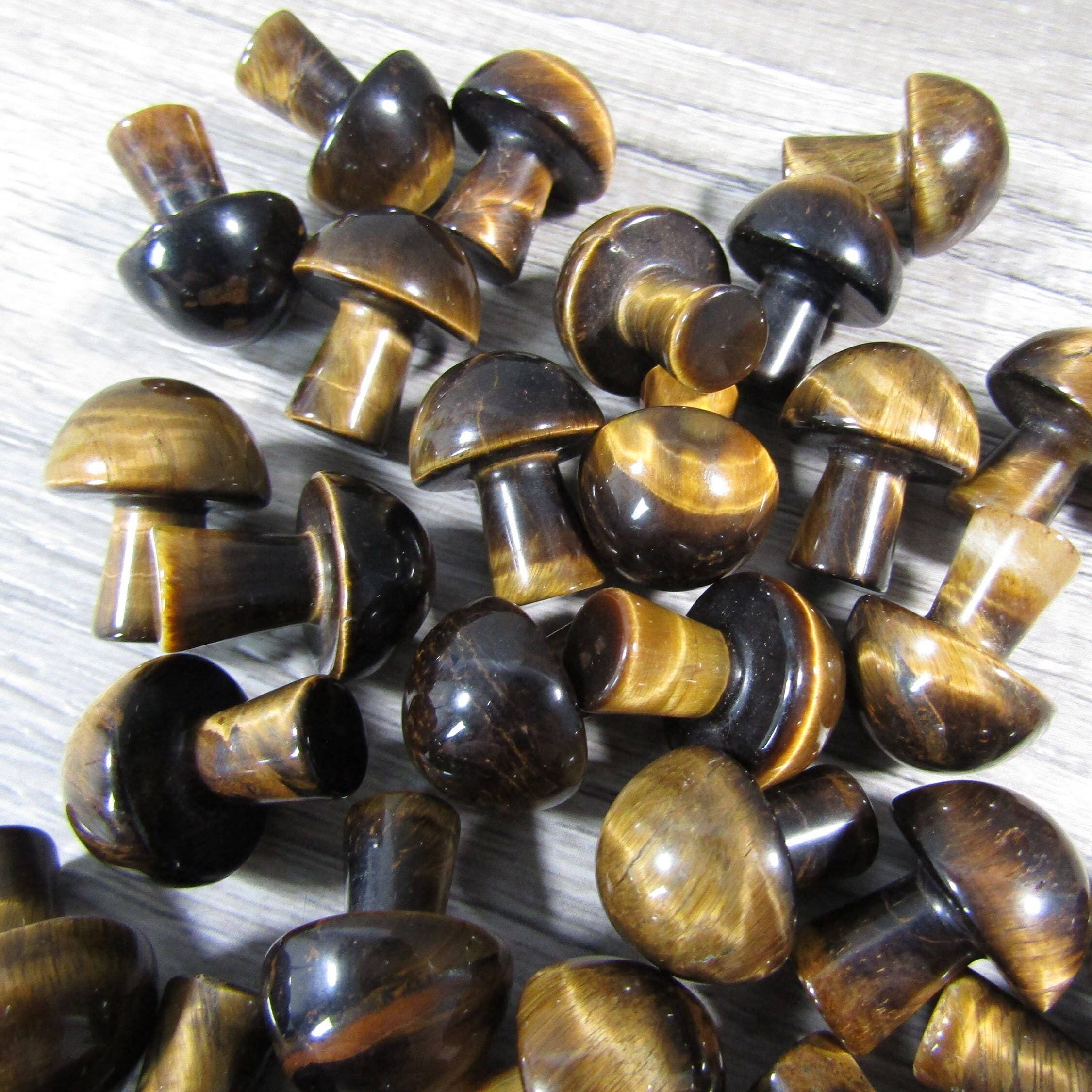 Keystone Crystals - Wholesale Spiritual Stone/Crystal -  Small Gemstone Mushrooms for Crystal and Gift Shops 25