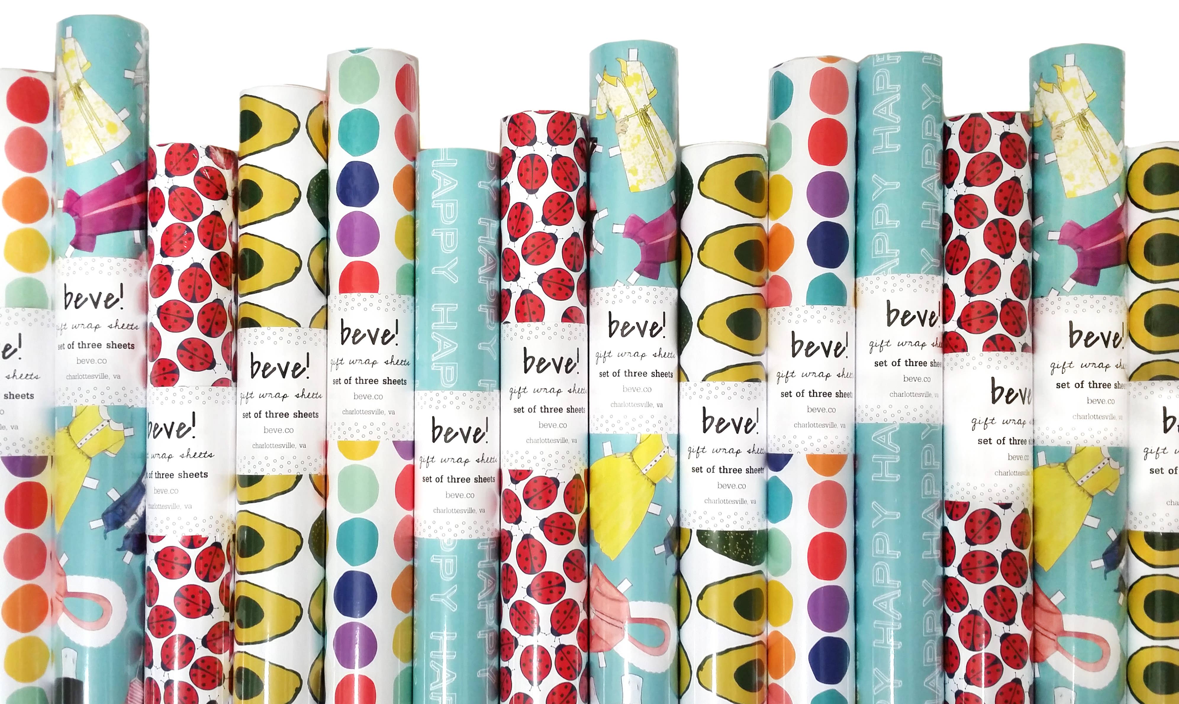 beve! - Vente Feuille de papier cadeau - Emballage cadeau pour poupée Matriochka1