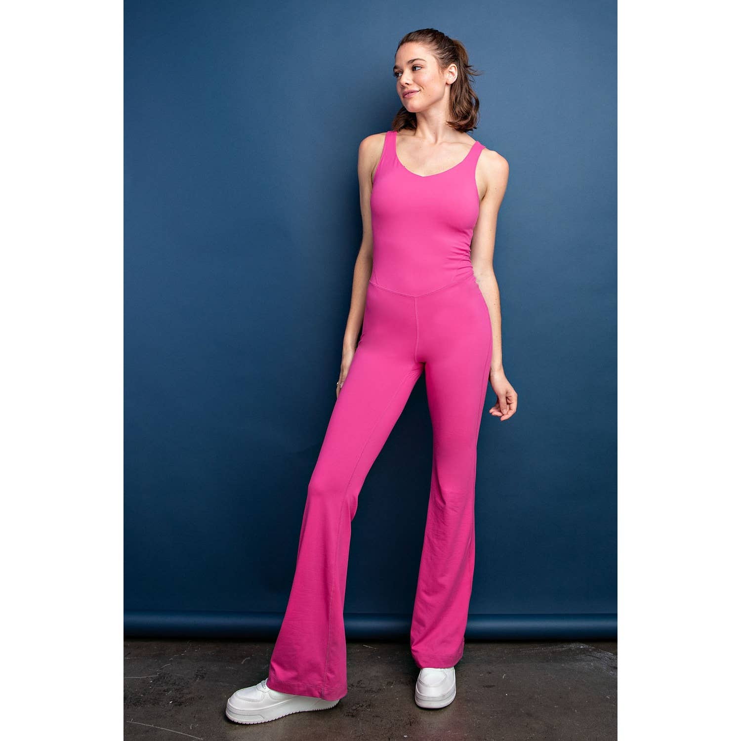 Rae Mode - Wholesale Jumpsuit - Women's - BUTTER SOFT FLARED ONESIE JUMPSUIT7