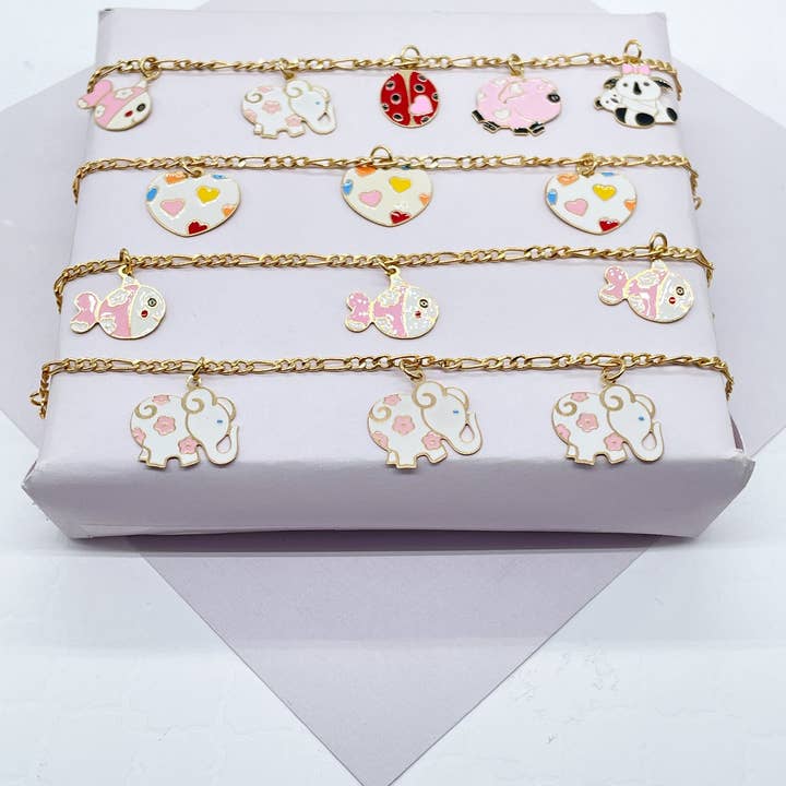 18k GF Kinderbedelarmband voor wholesale door Milie