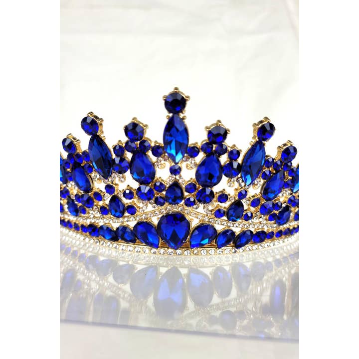 Chicas - Wholesale Tiara - Women's - One Size Fits All Tiara With Jewels HT93229