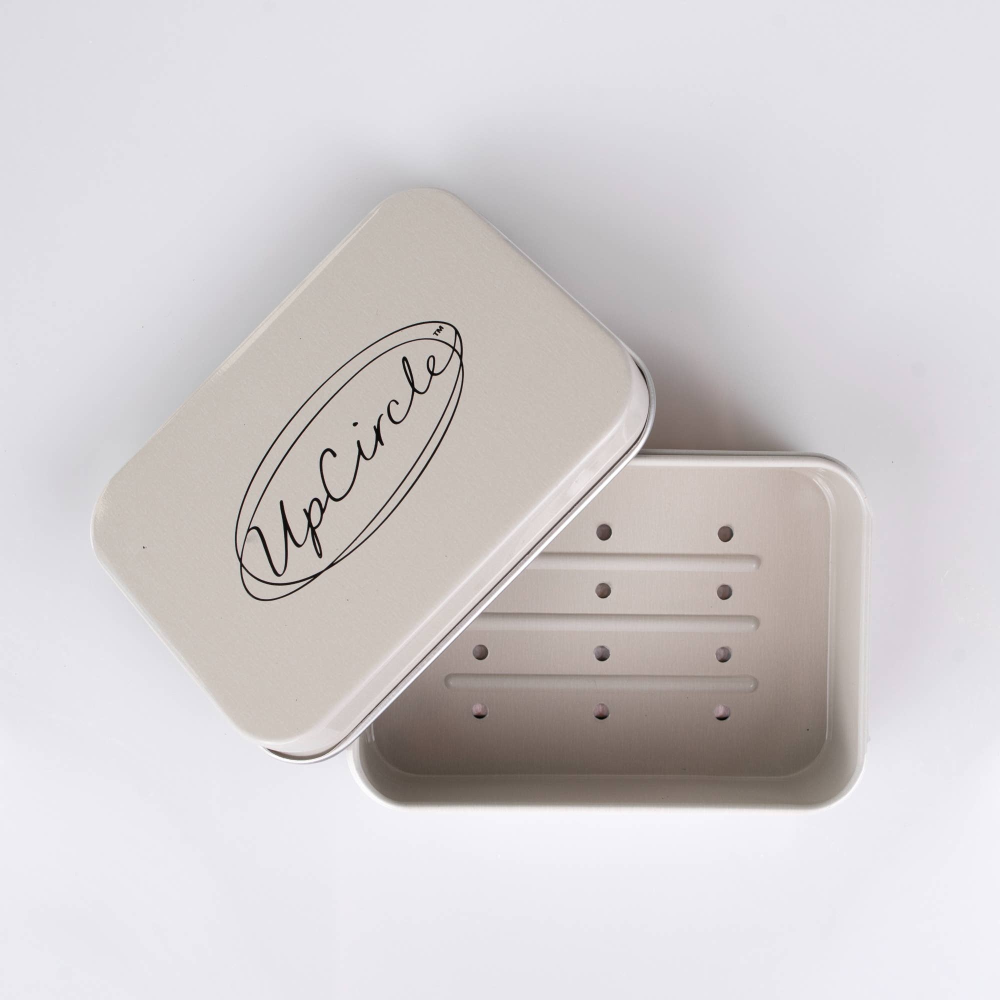 UpCircle USA - Wholesale Bar Soap - Plastic-free & rust-free Travel Soap Tin with drainage tray for holiday gifting1