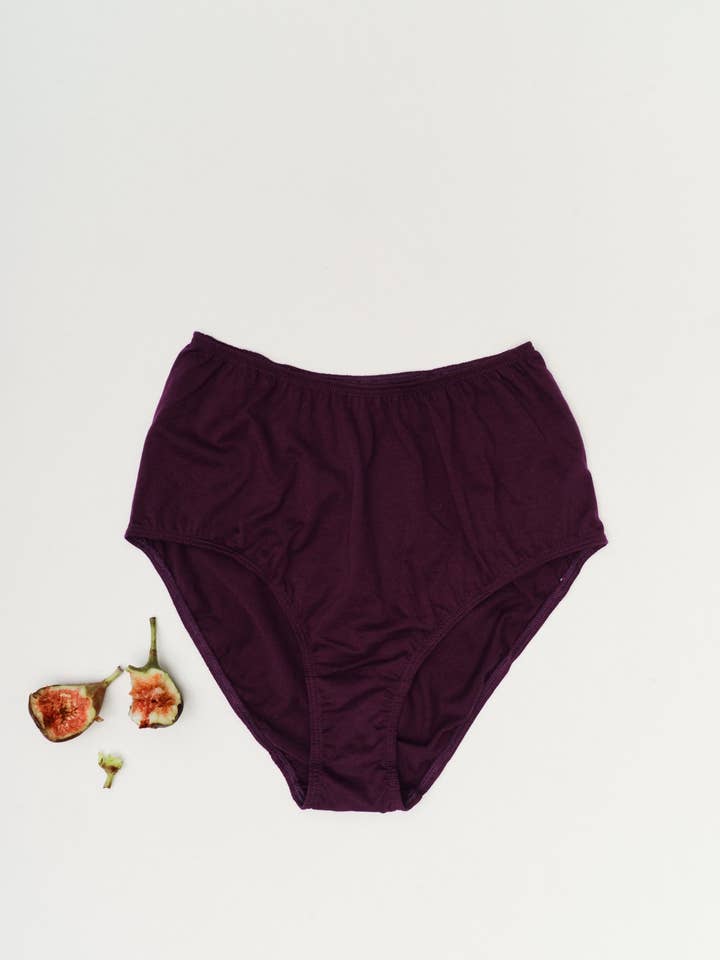 Culotte a vita alta - Granato per la vendita all'ingrosso da parte di ODDOBODY